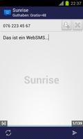 WebSMS: Sunrise Connector capture d'écran 1