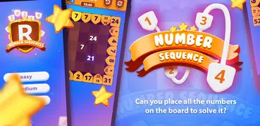 Number Sequence 1-to-25 Puzzle