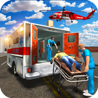 City Ambulance Rescue Driving -icoon