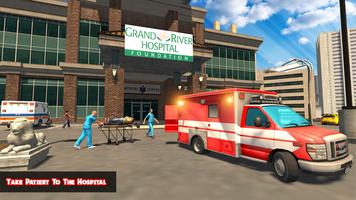 City Ambulance Rescue Driving  اسکرین شاٹ 3