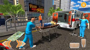 City Ambulance Rescue Driving  स्क्रीनशॉट 2