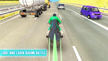 Light Bike Traffic Racing Game capture d'écran 3