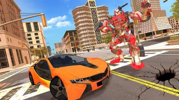 New Multi Car Transforming Robot Game captura de pantalla 1