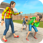 Scary Nanny Kids Nightmare Family Game-icoon