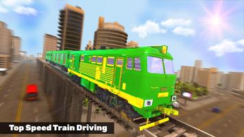 Top Speed Train Driving Simulator تصوير الشاشة 1