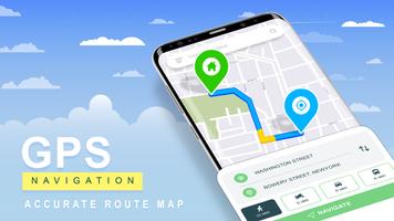 GPS Navigation Route Finder-poster