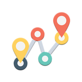 bản đồ chỉ đường gps tim duong biểu tượng