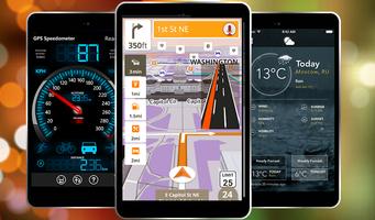 Gps Route Navigation poster