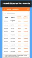 برنامه‌نما WiFi Router Passwords - Setup عکس از صفحه