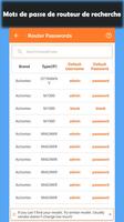 Mots de passe du routeur WiFi capture d'écran 1