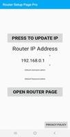 Router Setup Page Pro الملصق