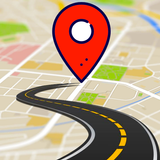 Điều hướng và vị trí bằng giọng nói định tuyến GPS biểu tượng