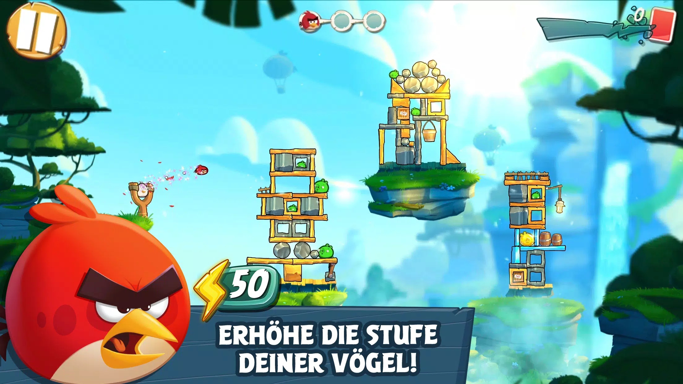 Angry Birds 2 APK Download, defeat piggy boss and rescue your world