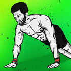 Push Ups Workout Zeichen