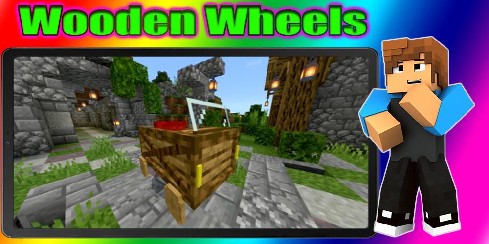 Android 用の Wooden Wheels Mod Minecraft Apk をダウンロード
