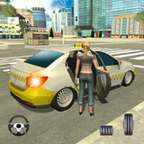 City Taxi Driver Sim 2019 - City Car Driving 3D icône