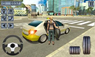 City Taxi Driver Sim 2019 - City Car Driving 3D capture d'écran 2