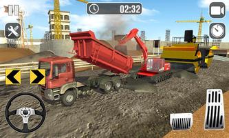 Excavator Simulator Digging - Construction Games Affiche