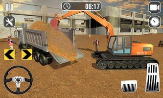 Excavator Simulator Digging - Construction Games capture d'écran 1
