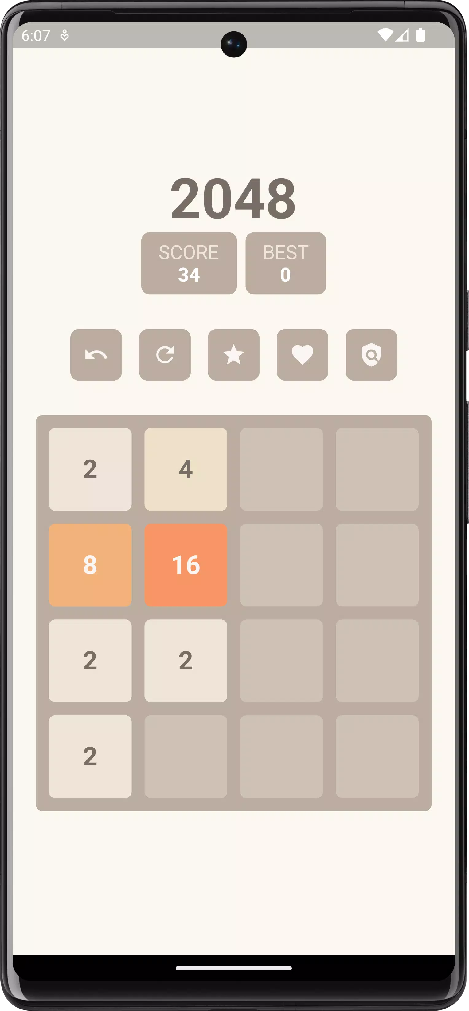 Classic 2048 Puzzle em Jogos na Internet