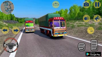 Indian Truck Cargo Truck Games Cartaz