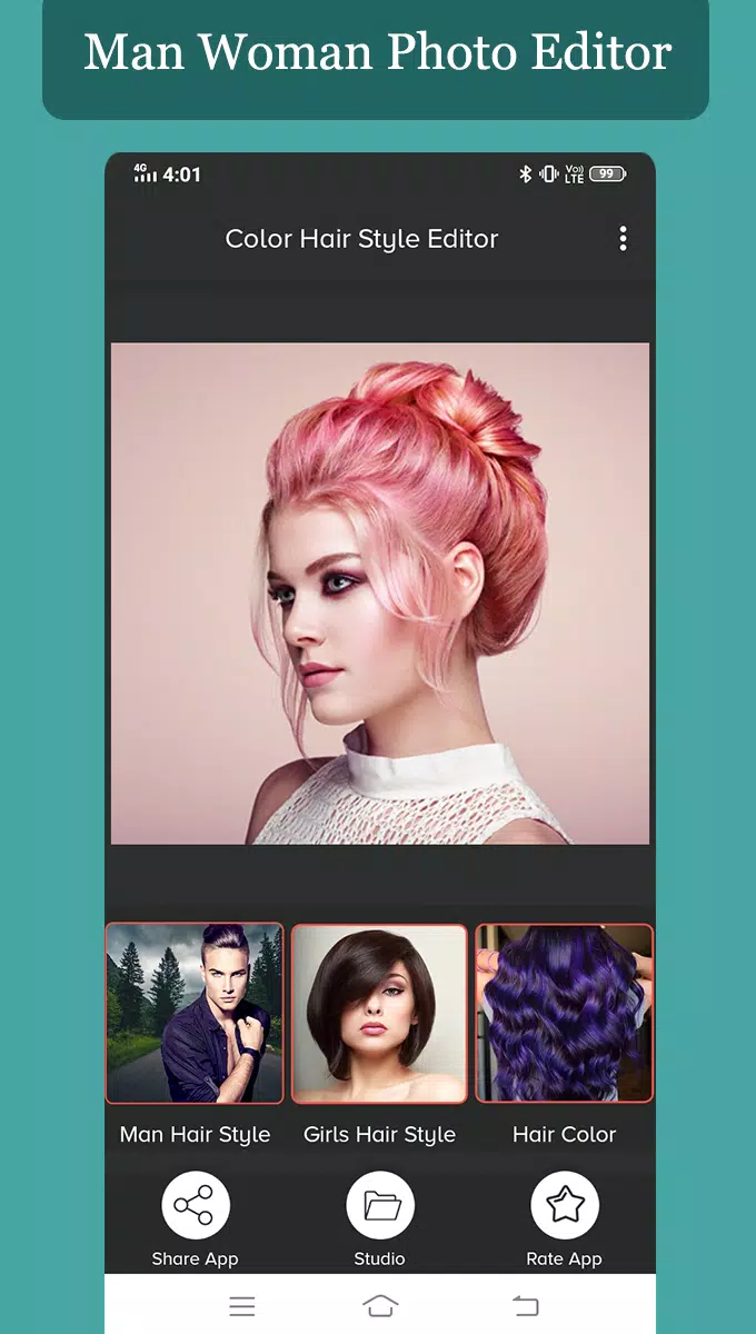Man Woman Hair Style Editor - Hair Color Changer APK pour Android Télécharger Man Woman Hair Style Editor - Hair Color Changer APK pour Android Télécharger