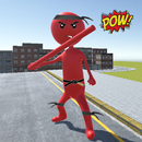 Stickman Rope Hero Sword Fighting- Crime Simulator APK
