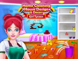 Big House Cleaning Girls Games plakat