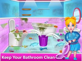Big House Cleaning Girls Games screenshot 1