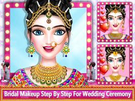 Indian Wedding Dress Up Makeup 截图 1