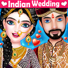 Indian Wedding Makeup Dress-Up Zeichen