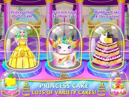 Princess Cake Cooking Games poster