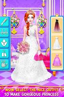 Princess Wedding Dress Up Game captura de pantalla 3