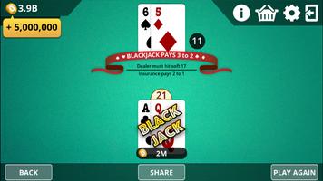 Blackjack capture d'écran 1