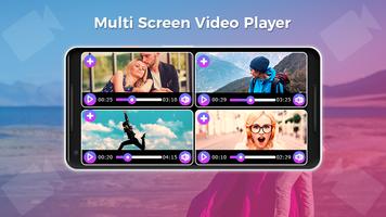 Multi Screen Video Player اسکرین شاٹ 1