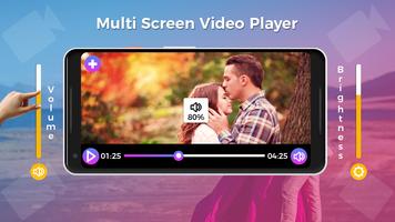 Multi Screen Video Player اسکرین شاٹ 2