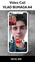 VLAD BUMAGA A4 VIDEOCALL poster