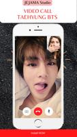 BTS KIM TAEHYUNG VIDEOCALL captura de pantalla 3