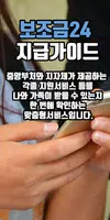 보조금24 지급가이드 Plakat