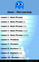 Game - Thai Learning Affiche