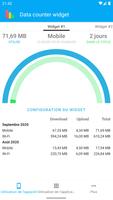 Data counter widget capture d'écran 1