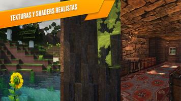 Shaders y Texturas Minecraft Poster