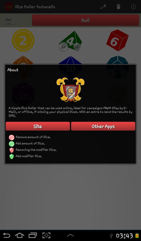 Dice Roller RPG Automails for Android - APK Download