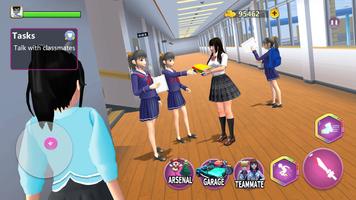 Anime High School Girls 3D اسکرین شاٹ 1