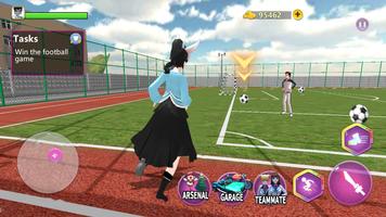 Anime High School Girls 3D imagem de tela 3