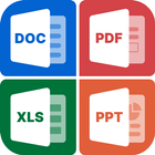 Word, PDF, XLS, PPT: A1 Office simgesi