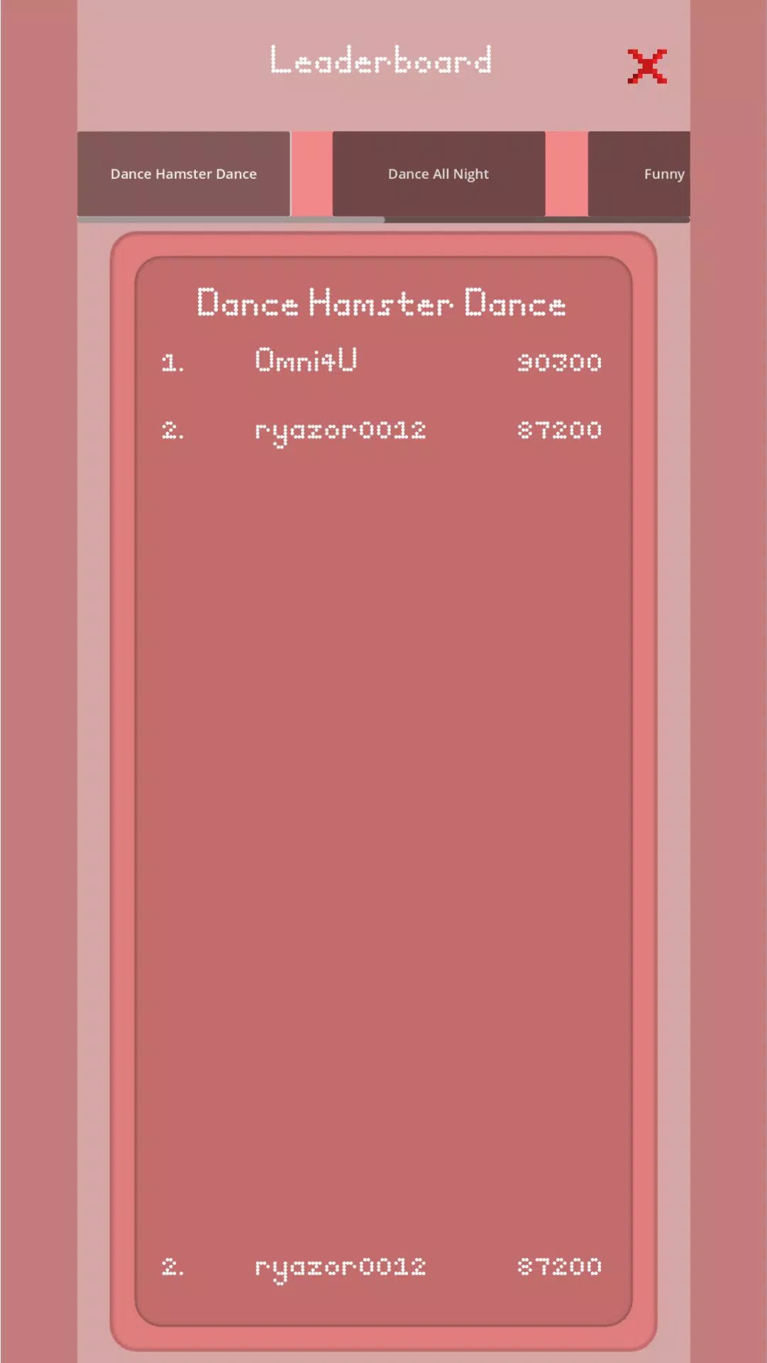 Dance Hamster Dance!