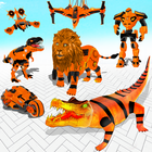 آیکون‌ Robot Game Transform Crocodile