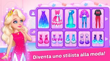 Poster Gioco di bambole principesse
