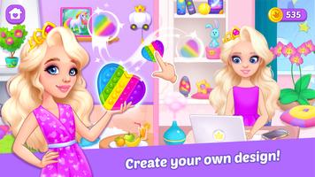 Princess girl paper House game اسکرین شاٹ 3